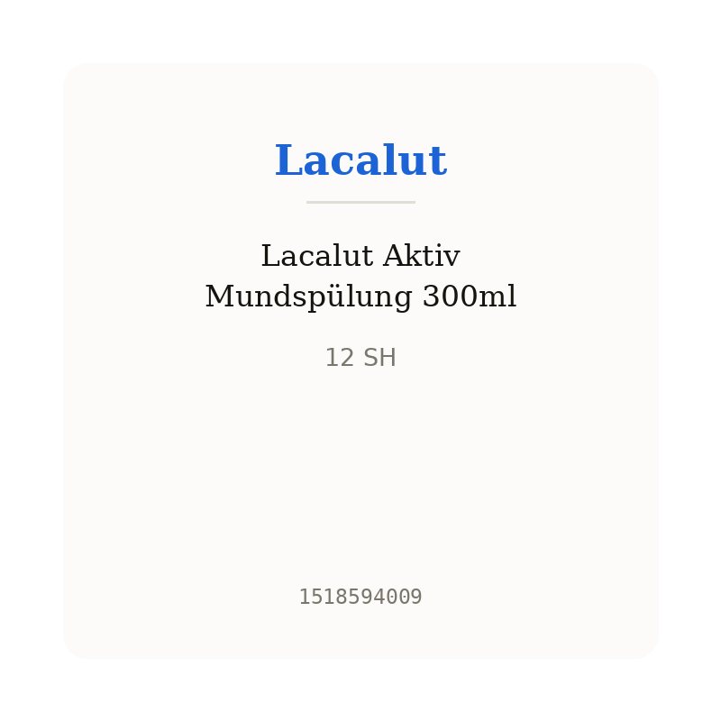 Lacalut Aktiv Mundspülung 300ml