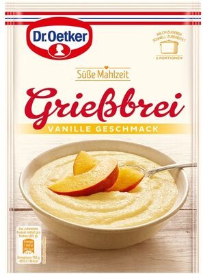 Dr.Oetker Grießbrei Vanille Geschmack für 500ml 90g
