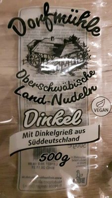 Dorfmühle oberschwäbische Land-Nudeln Dinkel Spiralen Nudeln 500g