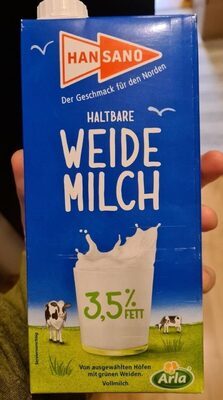 Hansano H-Weidemilch 3,5%1l