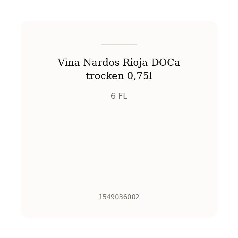 Vina Nardos Rioja DOCa trocken 0,75l
