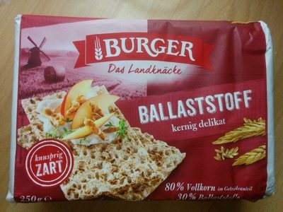 Burger Ballaststoff Knäckebrot 250g