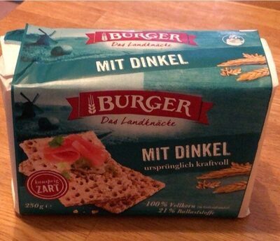 Burger Dinkel Knäckebrot 250g