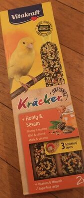Vitakraft Kräcker Honig-Sesam für Kanarien 2x30g