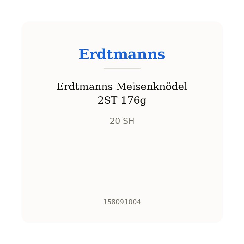 Erdtmanns Meisenknödel 2ST 176g
