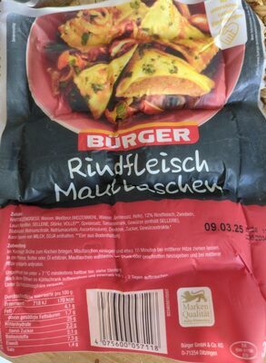 Bürger Rindfleischmaultaschen 360g