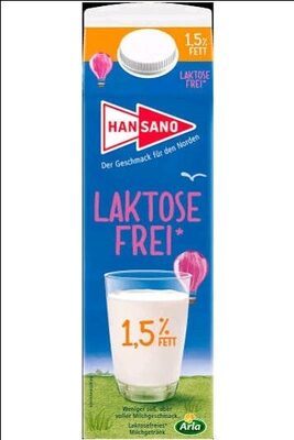 Hansano laktosefreie-Milch 1,5%1l