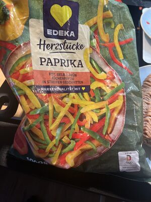 EDEKA Herzstücke Paprikastreifen rot/gelb/grün 1000g