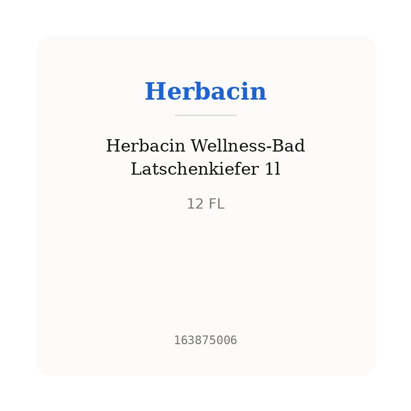 Herbacin Wellness-Bad Latschenkiefer 1l