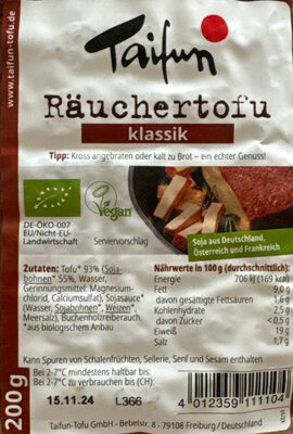 Bio Taifun Räucher-Tofu 200g