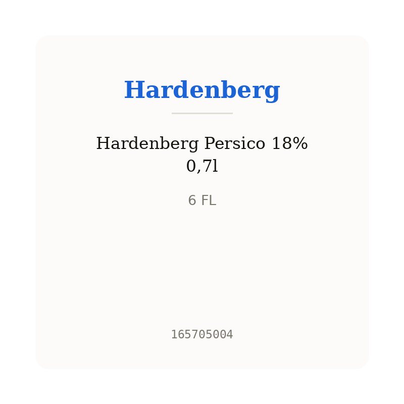 Hardenberg Persico 18% 0,7l
