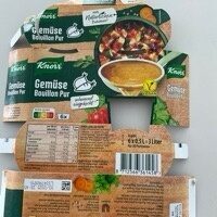 Knorr Bouillon Pur Gemüse für 6x0,5l 6x28g