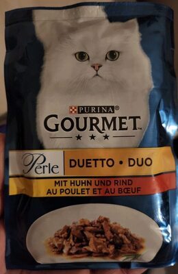 Gourmet Perle Kalb&Ente Katzennassnahrung 85g