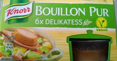 Knorr Bouillon Pur Delikatess für 6x1/2l 6x28g