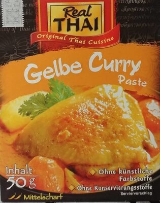 Real Thai gelbe Curry Paste 50g