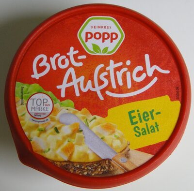 Popp Brotaufstrich Eiersalat 150g