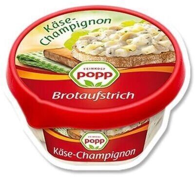 Popp Brotaufstrich Käse Champignon 150g