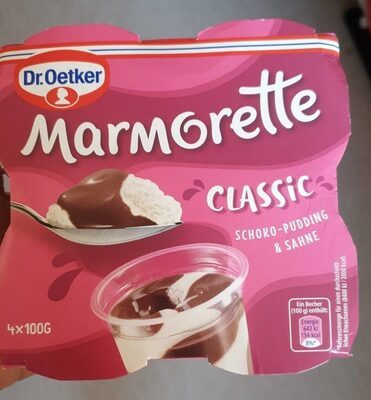 Dr.Oetker Marmorette Schokolade Sahne Pudding 4x100g
