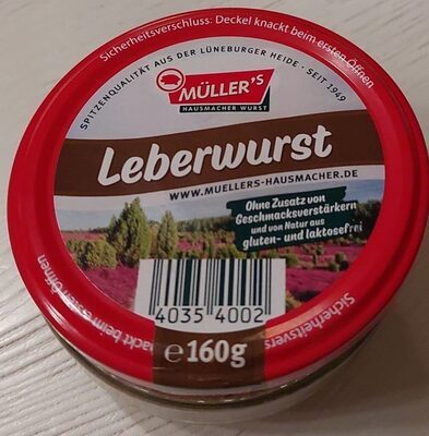 Müllers Hausmacher Leberwurst 160g