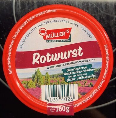 Müllers Rotwurst 160g