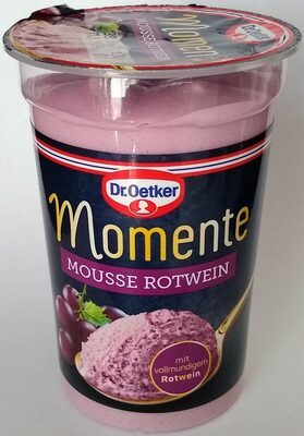 Dr.Oetker Momente Rotwein-Mousse 100g