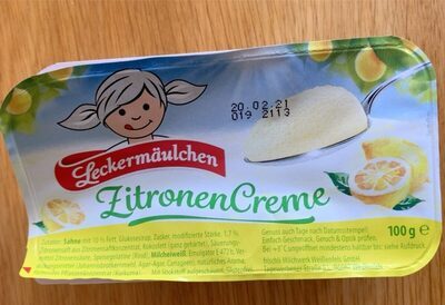Frischli Leckermäulchen Zitronencreme 100g