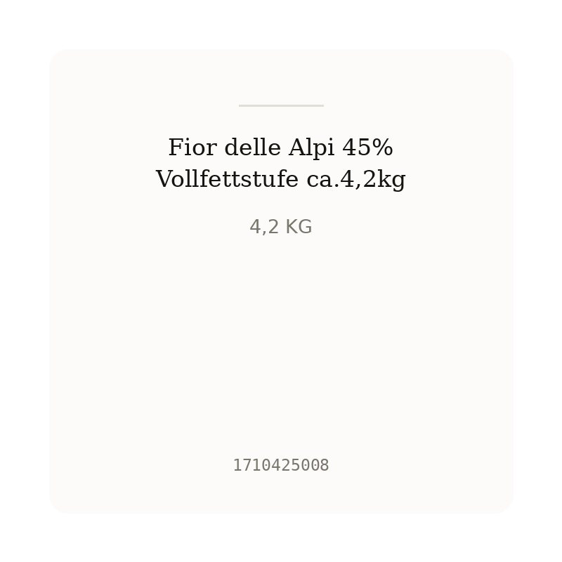 Fior delle Alpi 45% Vollfettstufe ca.4,2kg