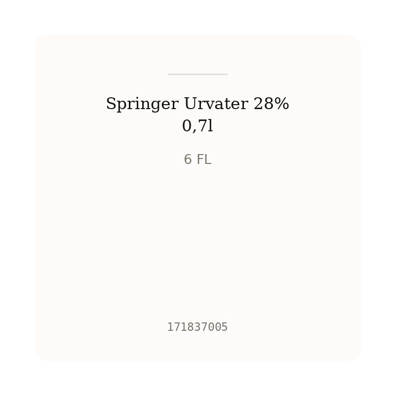 Springer Urvater 28% 0,7l