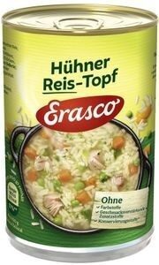Erasco Hühner-Reistopf mit natürlicher Hühnerbrühe 400g