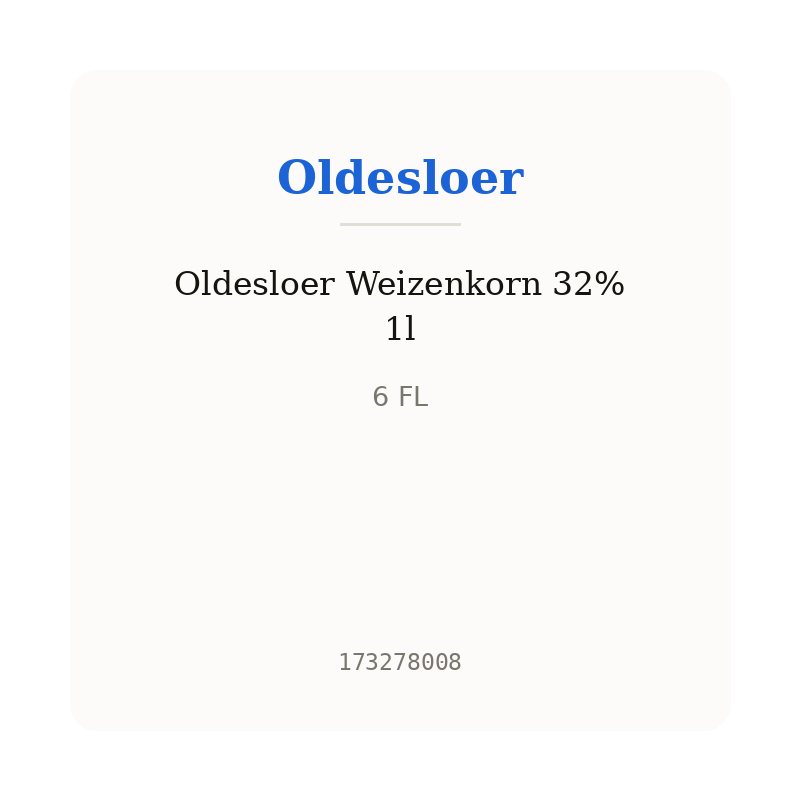 Oldesloer Weizenkorn 32% 1l