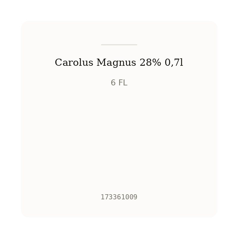 Carolus Magnus 28% 0,7l