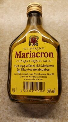 Mariacron Weinbrand 36% 0,1l