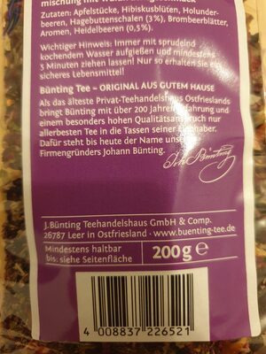 Bünting Tee Waldfrucht 200g