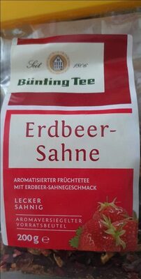 Bünting Tee Erdbeer-Sahne 200g