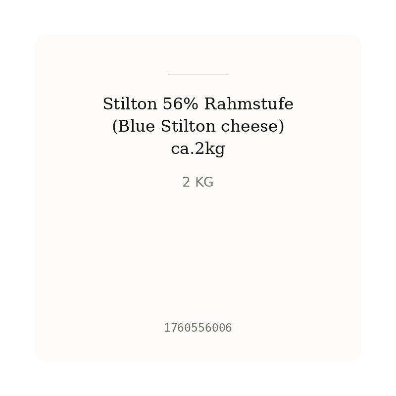 Stilton 56% Rahmstufe (Blue Stilton cheese) ca.2kg