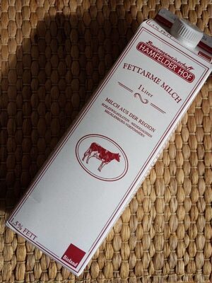 Bio Hamfelder Hof Fettarme Milch 1,5% länger haltbar 1l