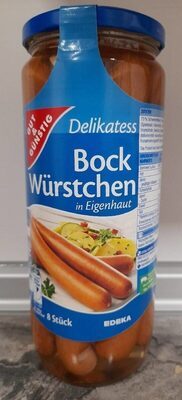 GUT&GÜNSTIG Bockwürstchen 8ST 1kg QS ITW