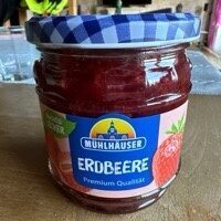 Mühlhäuser Erdbeerkonfitüre Extra 50% Frucht 450g