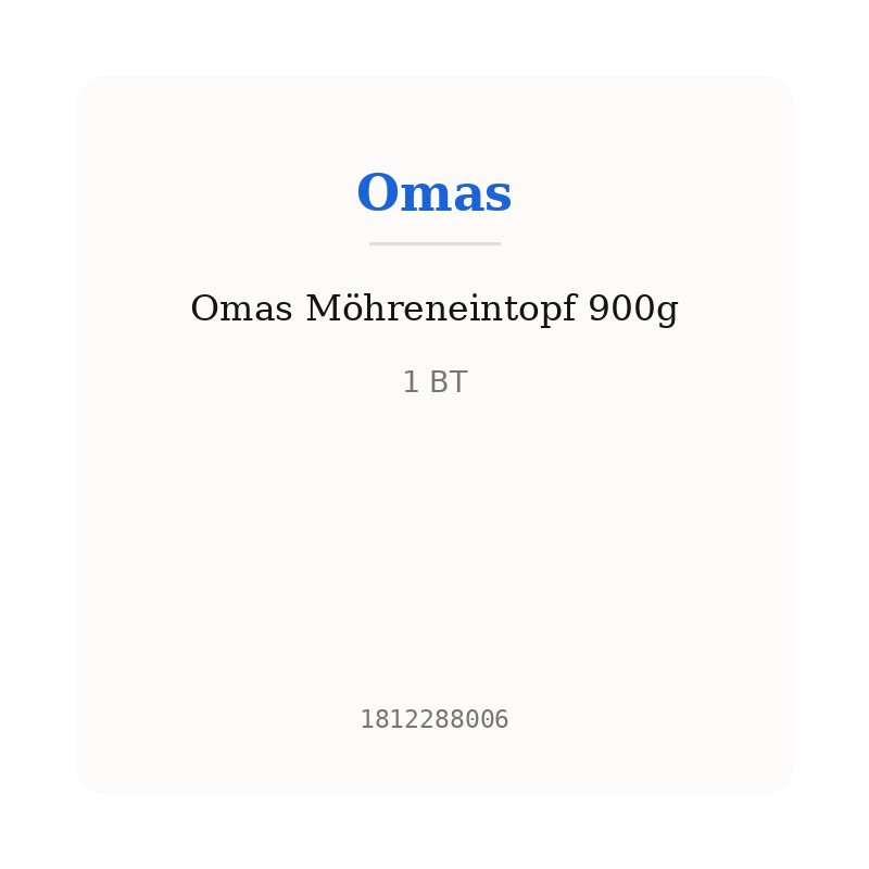 Omas Möhreneintopf 900g