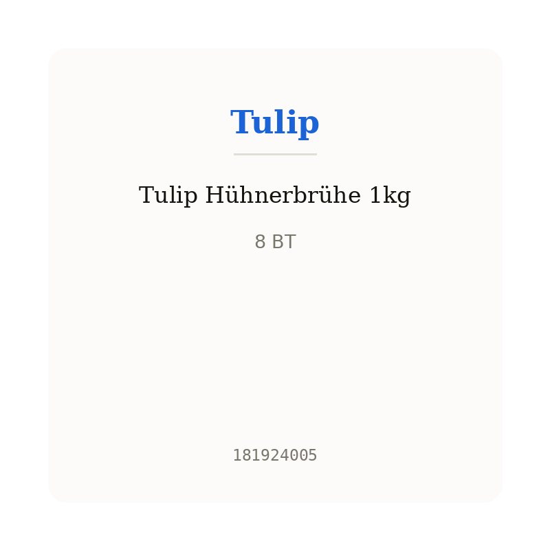 Tulip Hühnerbrühe 1kg