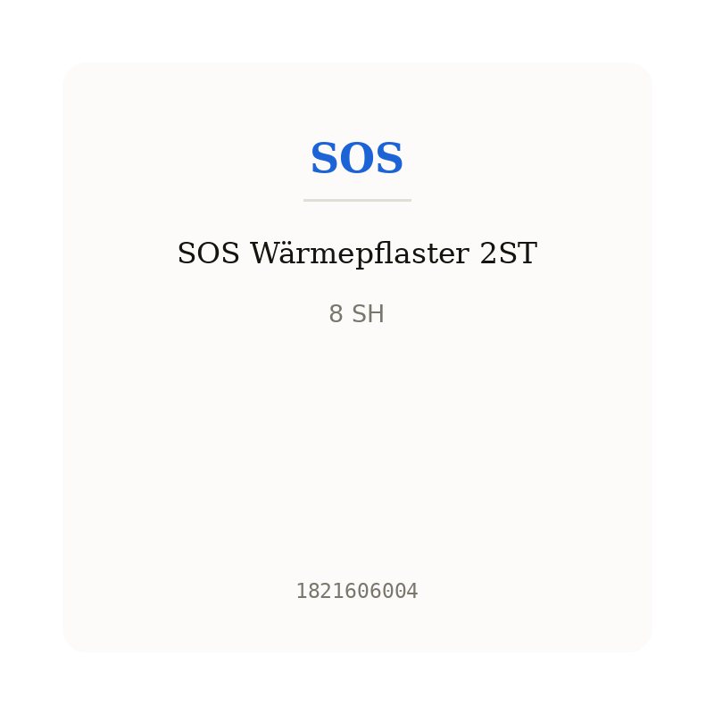 SOS Wärmepflaster 2ST