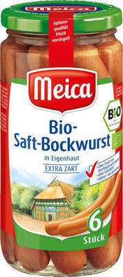 Bio Meica Saft-Bockwurst 6ST 380g