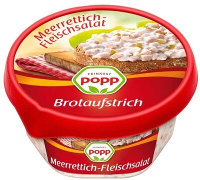 Popp Brot Fleischsalat mit Meerrettich 150g