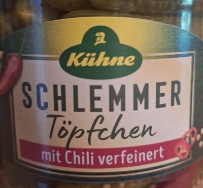 Kühne Schlemmertöpfchen Scharfe Gürkchen 530g