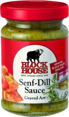 Block House Senf-Dill-Sauce Graved Art 80ml