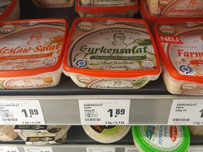 Popp Gurkensalat 400g
