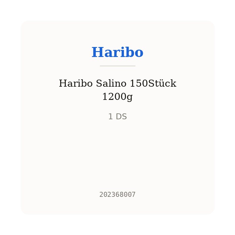 Haribo Salino 150Stück 1200g