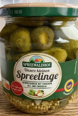 Spreewaldhof Spreelinge Klein&Fein (Spreewälder Gurken) 530g
