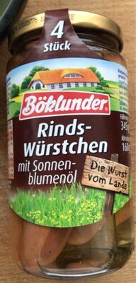 Böklunder Rindswürstchen im Saitling 4ST 380g