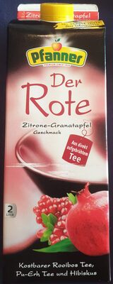 Pfanner Roter Tee Zitrone Granatapfel 2l